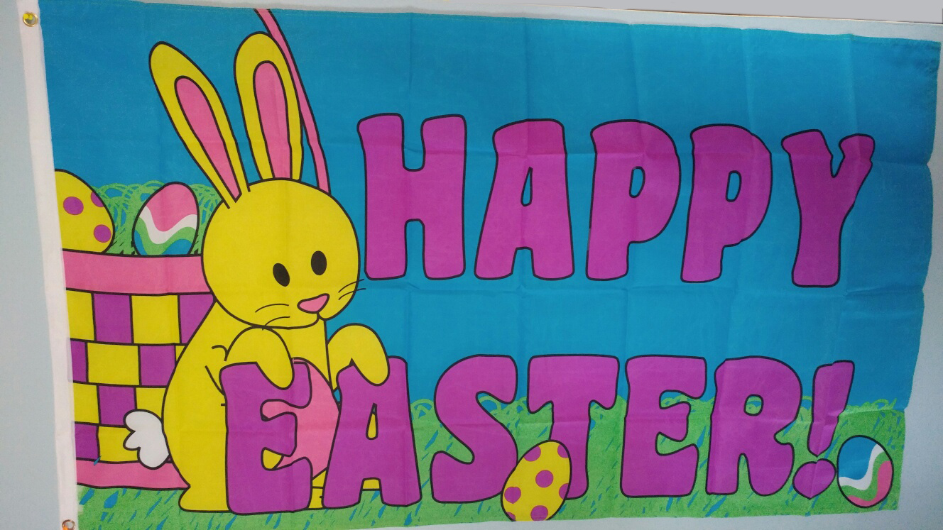 Happy Easter Flag